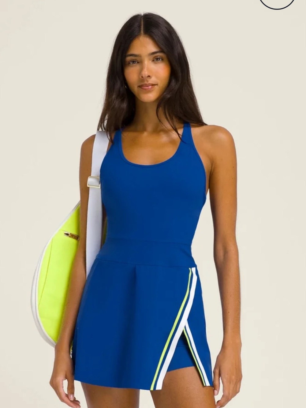 Wilson Royal Blue Mini Athletic Dress with Side Stripe